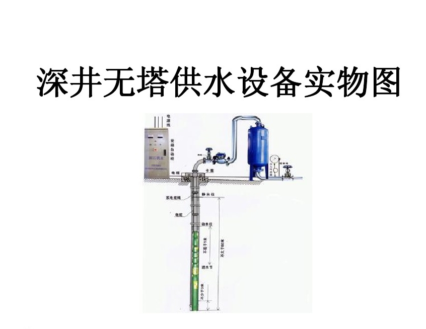 郓城县井泵无塔式供水设备